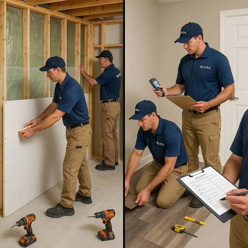Repairs and Reconstruction process in South Brooksville, FL